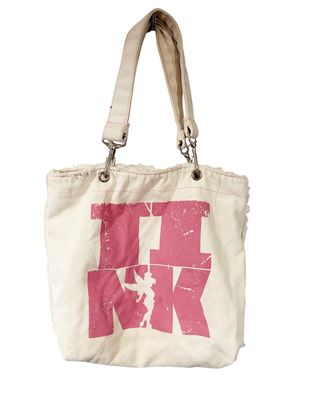 Walt Disney World Kids Vintage TinkerBell Canvas Tote Bag